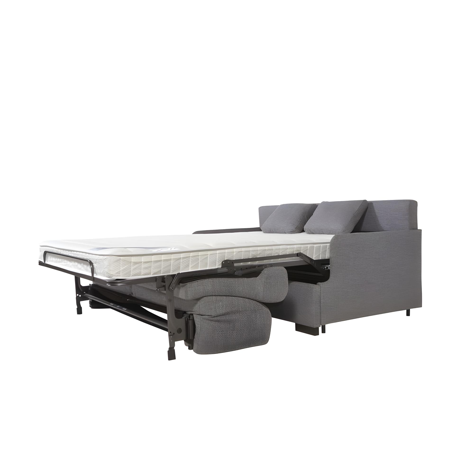 Bilbo Canap Convertible Places Gris Anthracite Matelas Simmons Cm