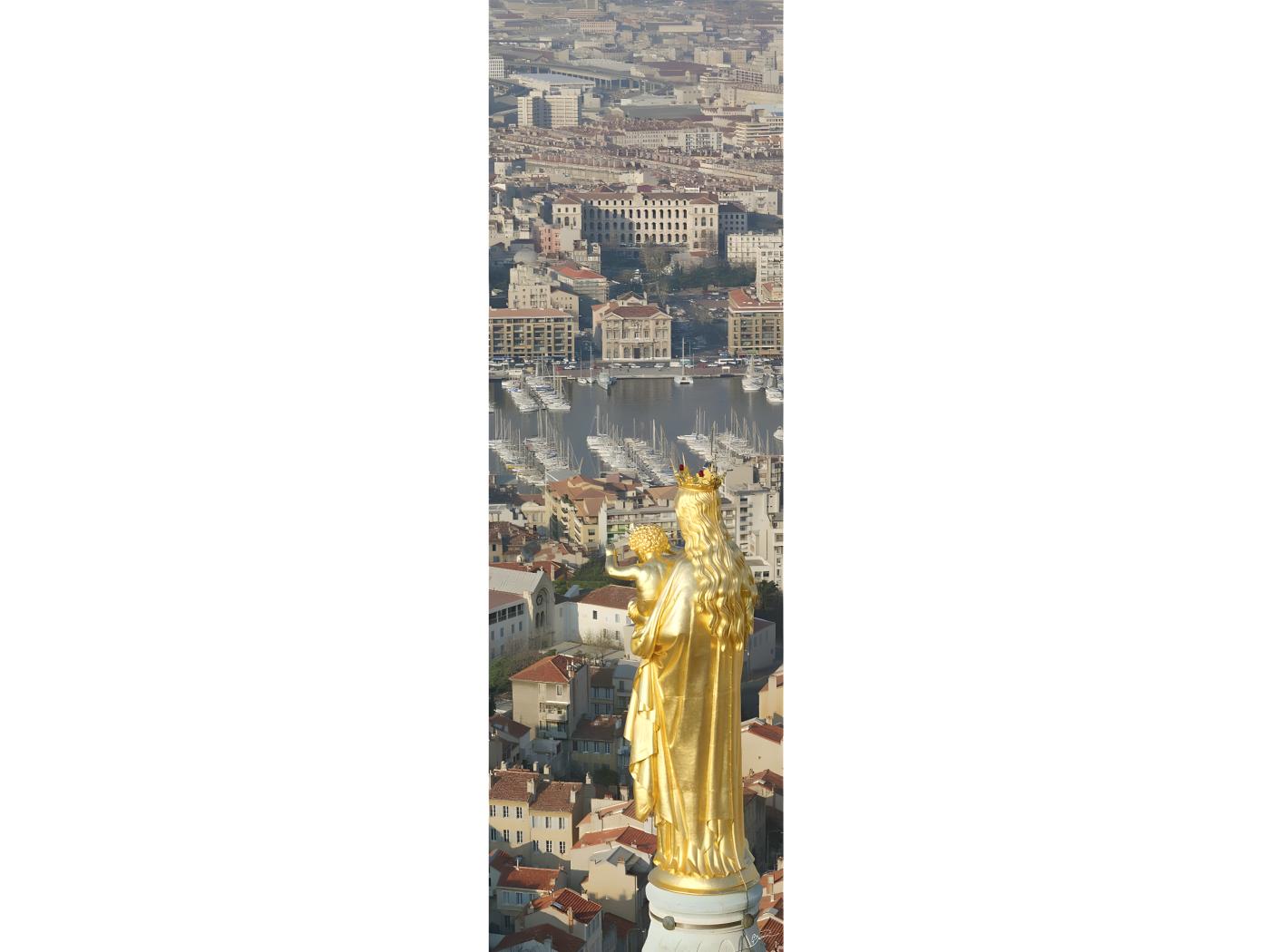 Tableau Sur Toile Notre Dame De La Garde 30x97 Cm