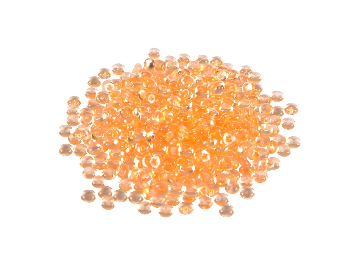 Perles de Pluie Décoratives Translucide 110g Orange