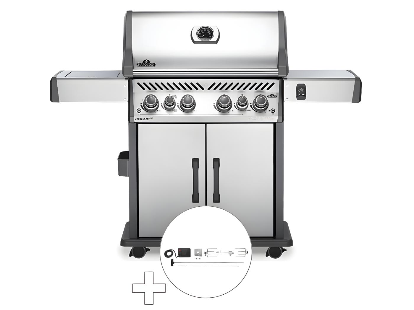 Barbecue Gaz Napoleon Rogue Se Sib Inox Br Leurs R Tissoire