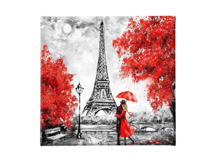 Impression Sur Toile Tour Eiffel Multicouleur X X Cm Epikasa