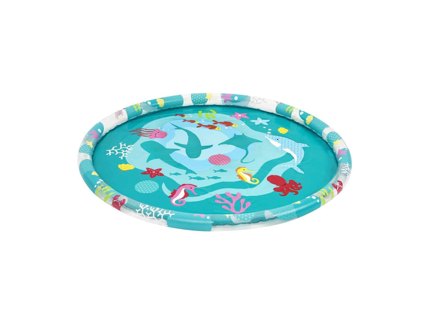 Piscine Tapis Jets d Eau Bestway Ø165 cm Imprimé Marine Bleu Plus de 3 ans