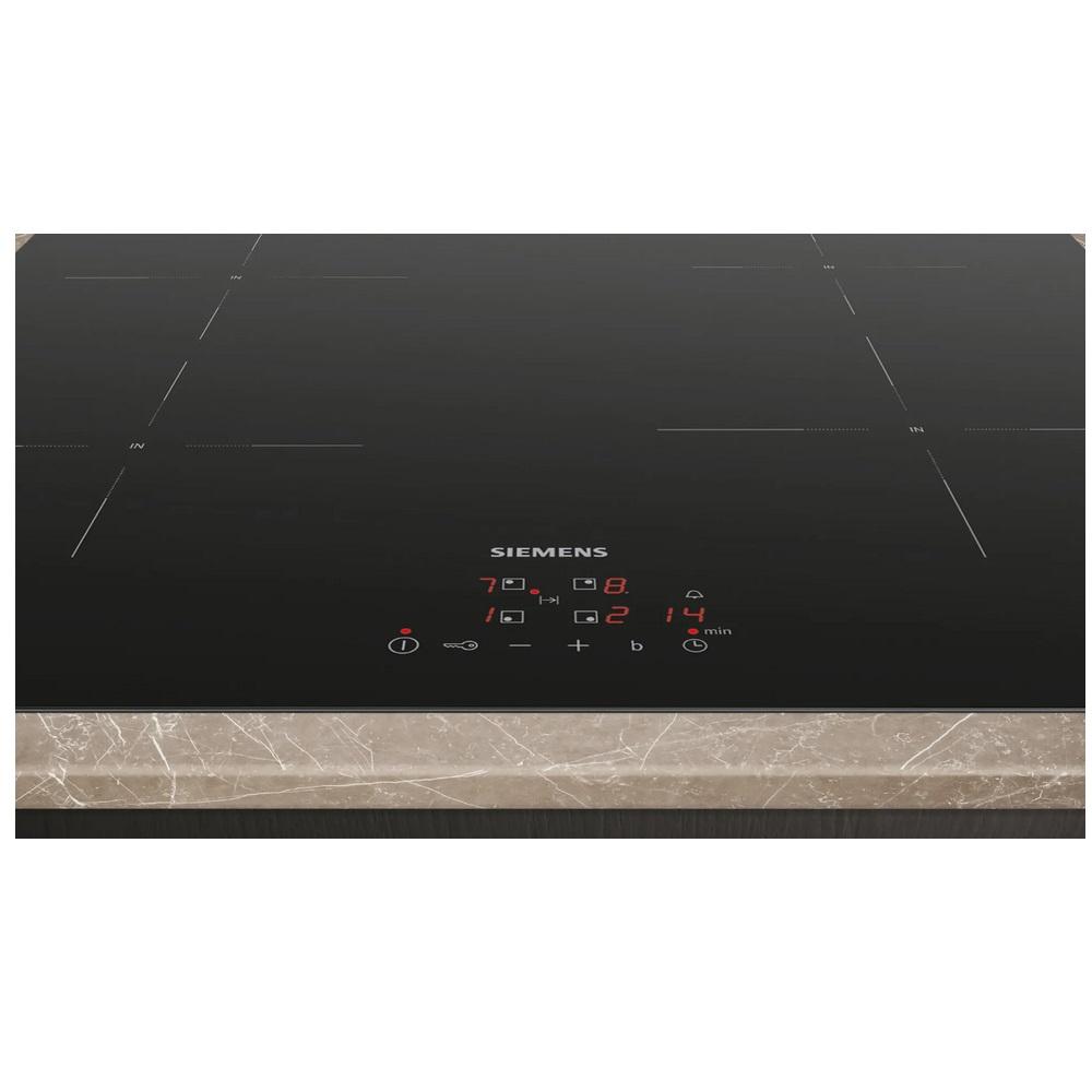 Siemens Table De Cuisson Induction Cm Foyers W Noir Eu Beb E