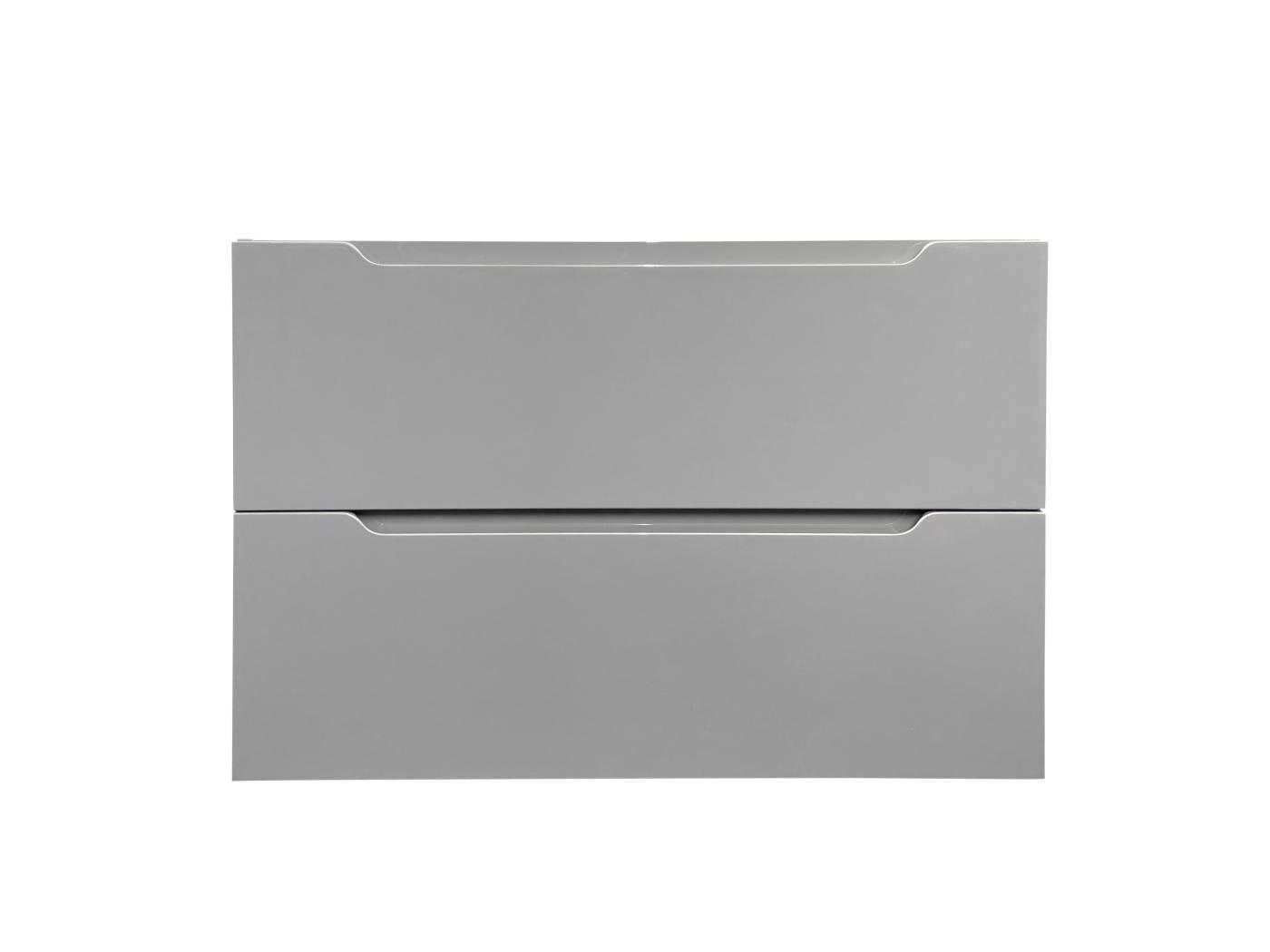 Mobile Sotto Lavabo Sospeso Grigio 80 Cm STEFANIE