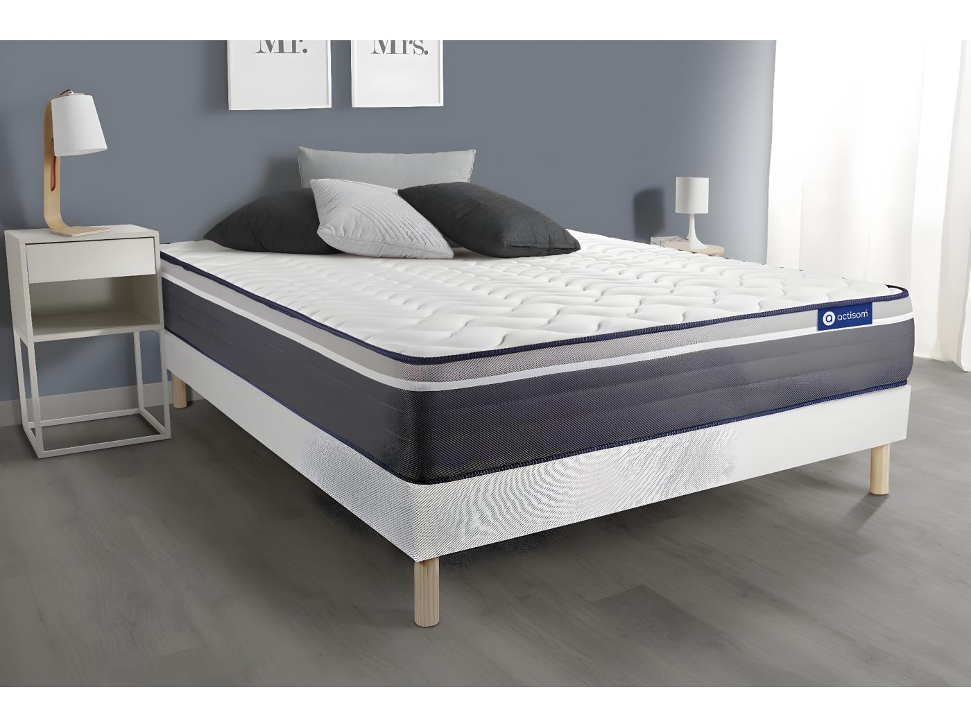 Ensemble Matelas Actiflex Plus X Ressorts Ensach S M Moire De