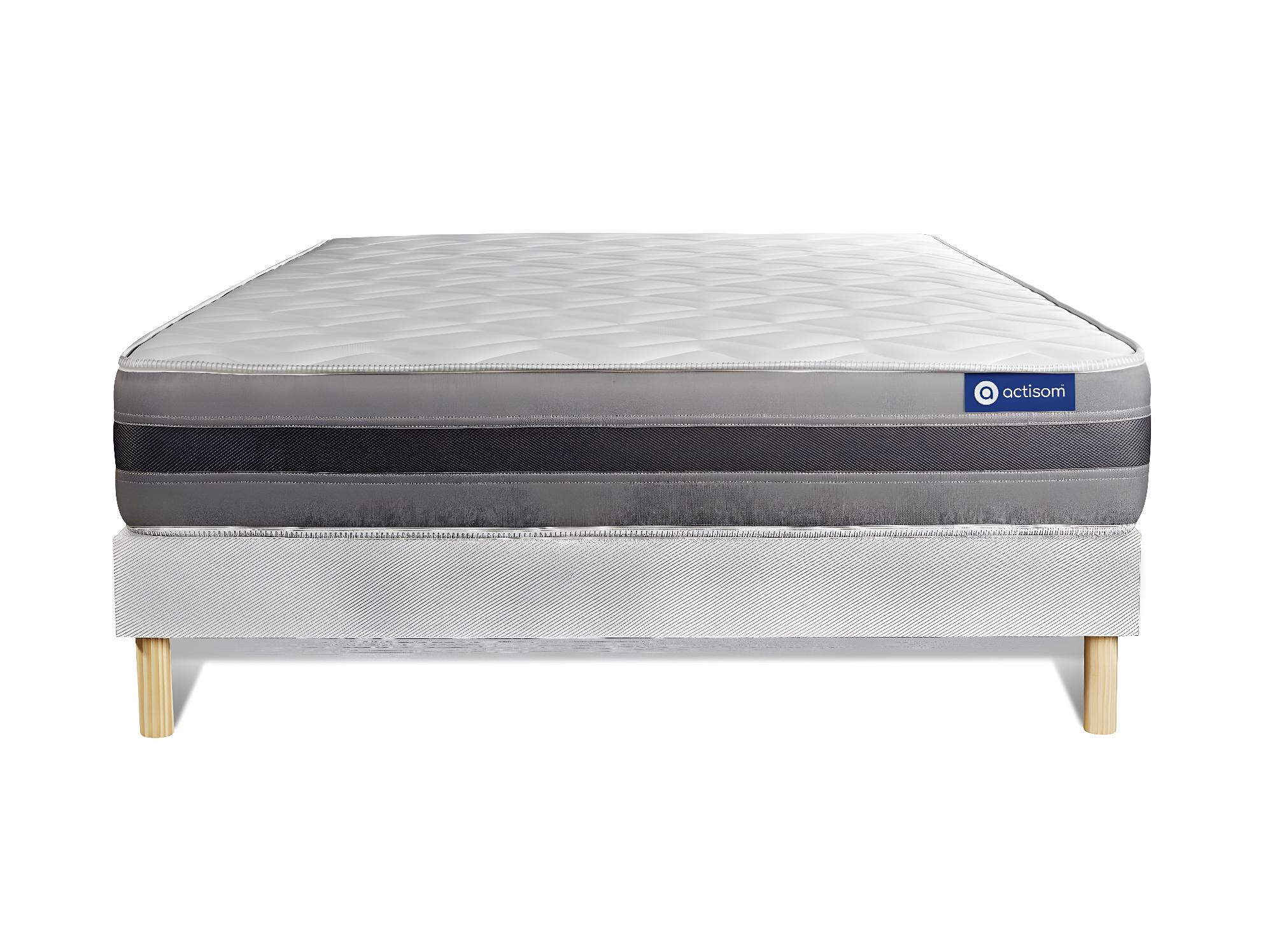 Ensemble matelas ACTILATEX RELAX Latex et mémoire de forme 140x190 cm