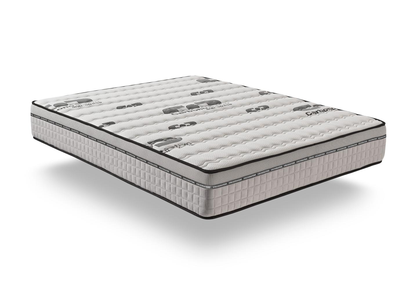 Naturalex Pack de 2 Matelas Visco carbone 80x190 cm 30 cm Très