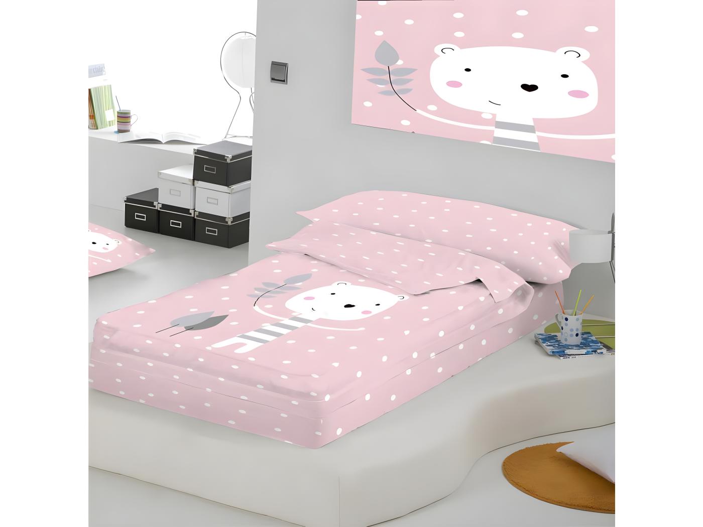 Saco Nordico Con Relleno Jorge Pink Cama 90 X 190 200 ROSA