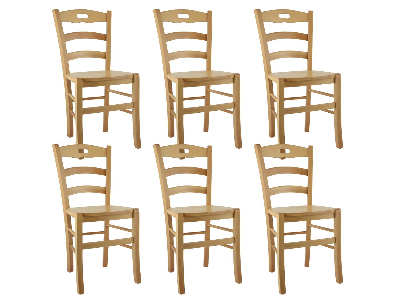 Suzy Lot De Chaises Naturelles Et Assises En Bois