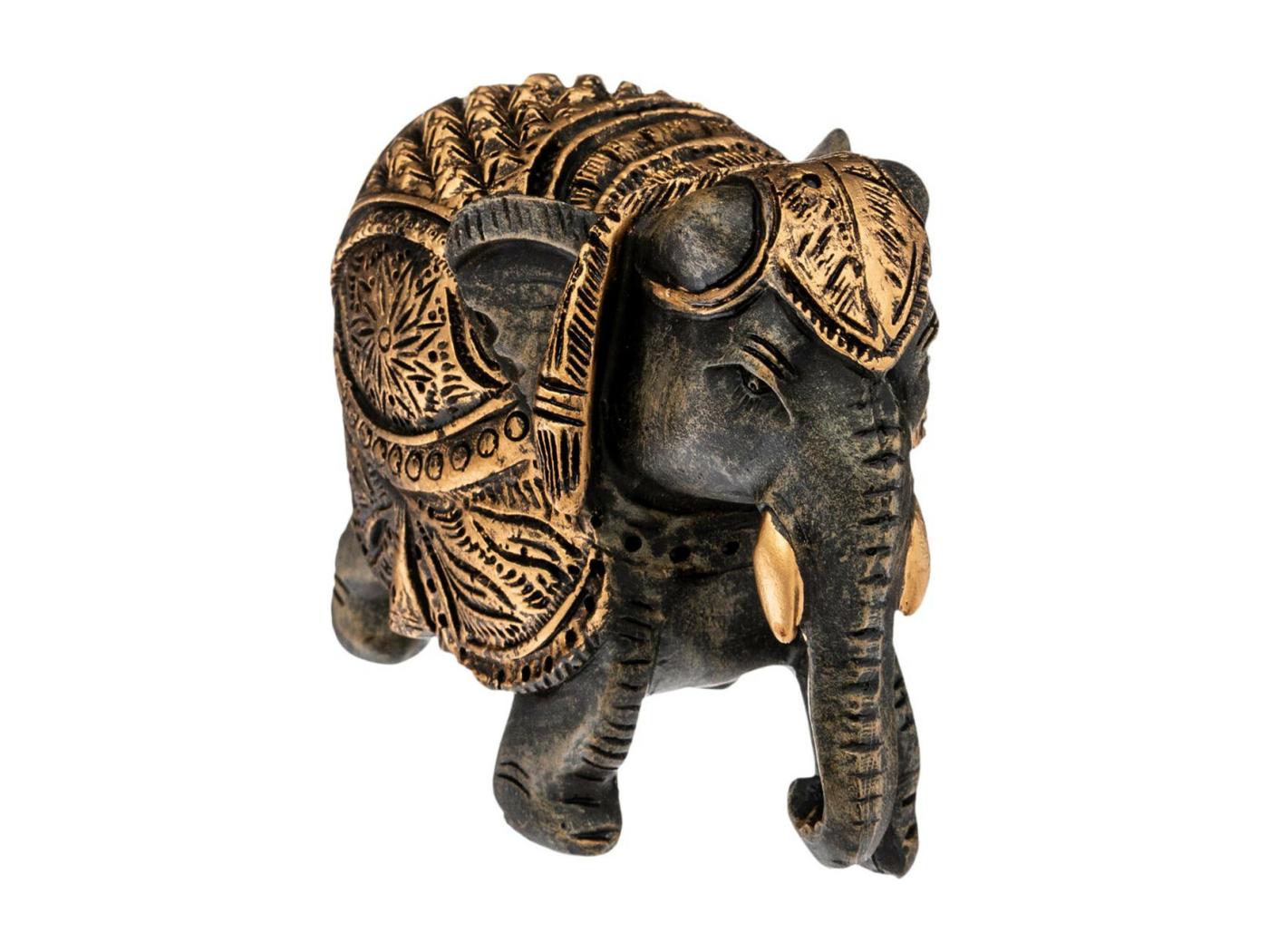 Objet décoratif Éléphant en Résine H 9 cm