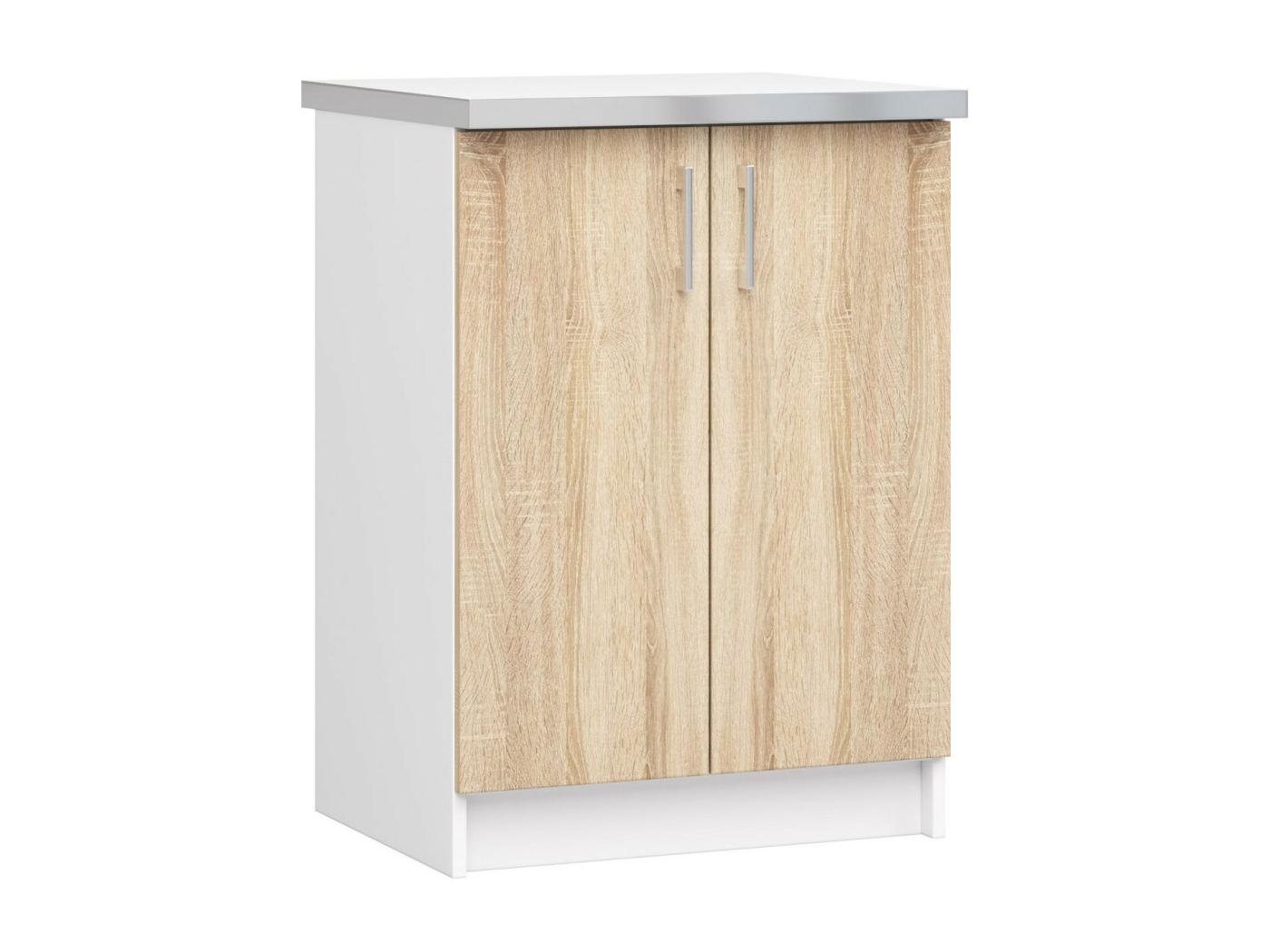 Meuble De Cuisine Bas Akord S Lima Modulable Blanc Cm Portes