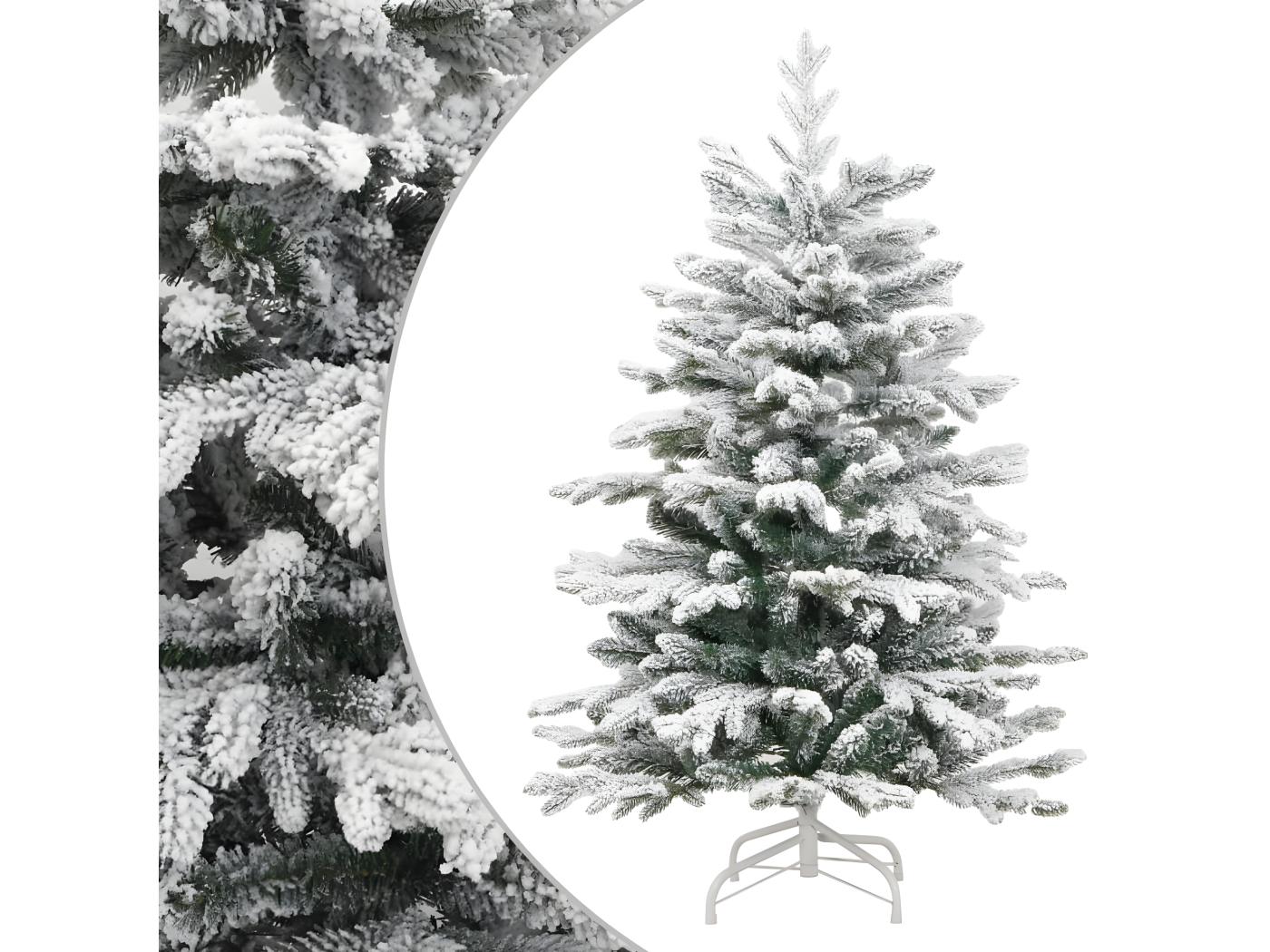 Sapin De No L Artificiel Charni Res Avec Neige Floqu E Cm