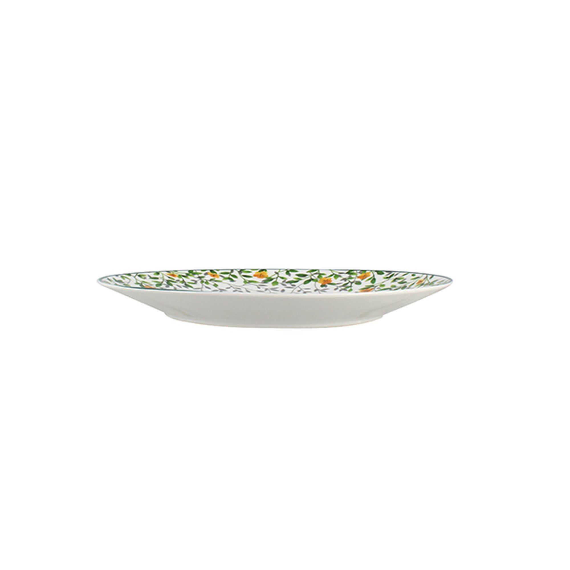 Novastyl Lot Assiettes Plates Florale Cm En Porcelaine