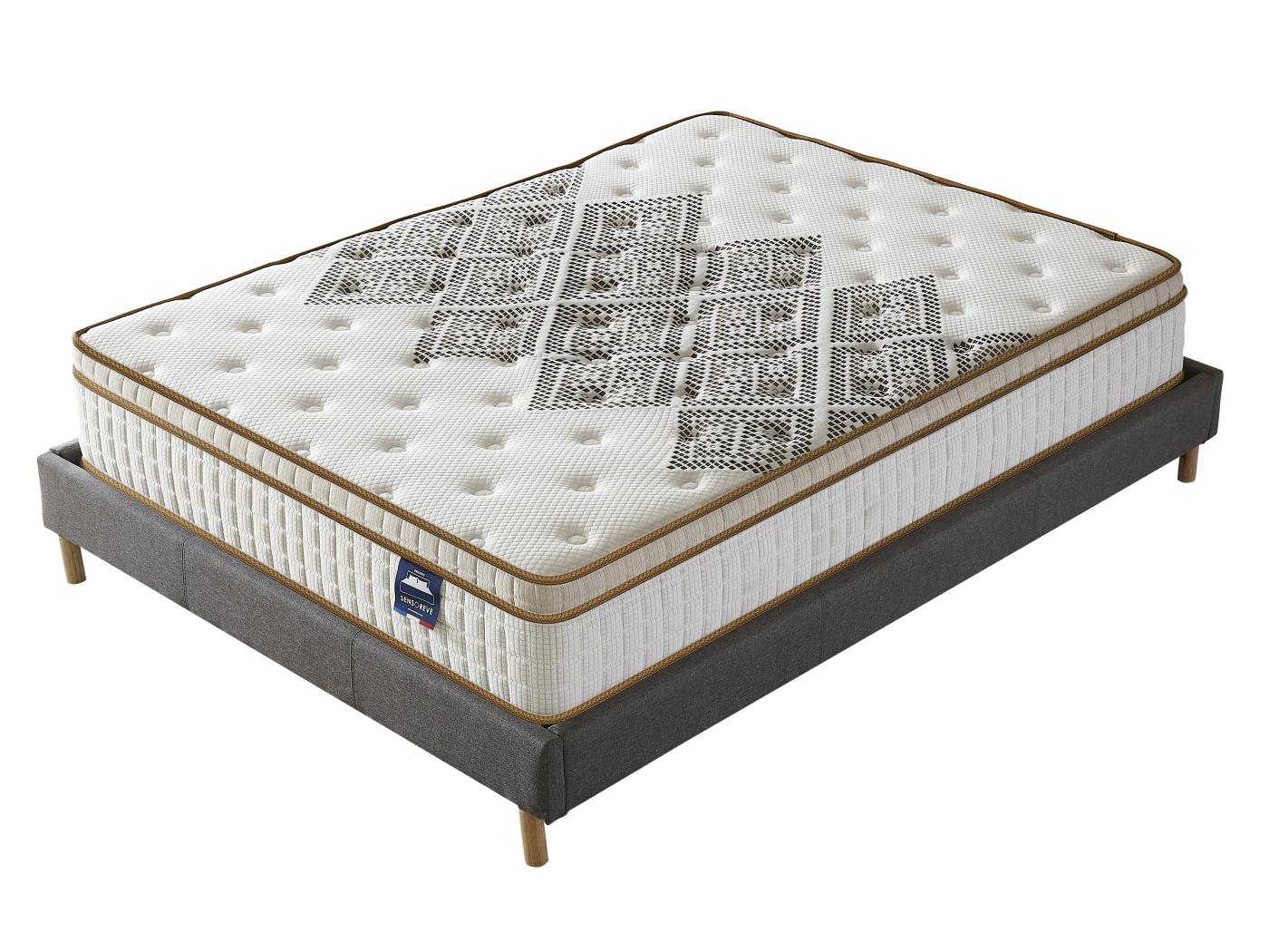 Ensemble Matelas Ressorts Sommier X Cm Errakis Cm D Paisseur