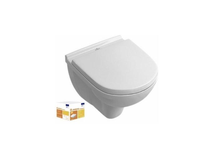 Pack Wc Suspendu Compact Sans Bride Villeroy Et Boch O Novo Abattant