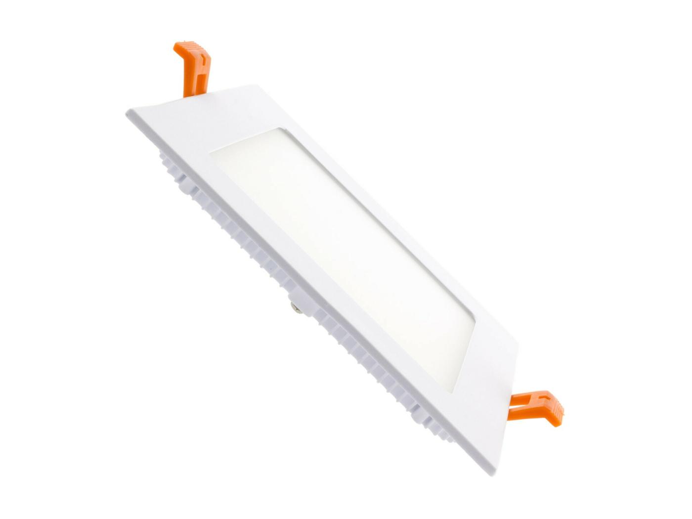 Downlight Led W Superslim Quadrata Foro X Mm Bianco Caldo K