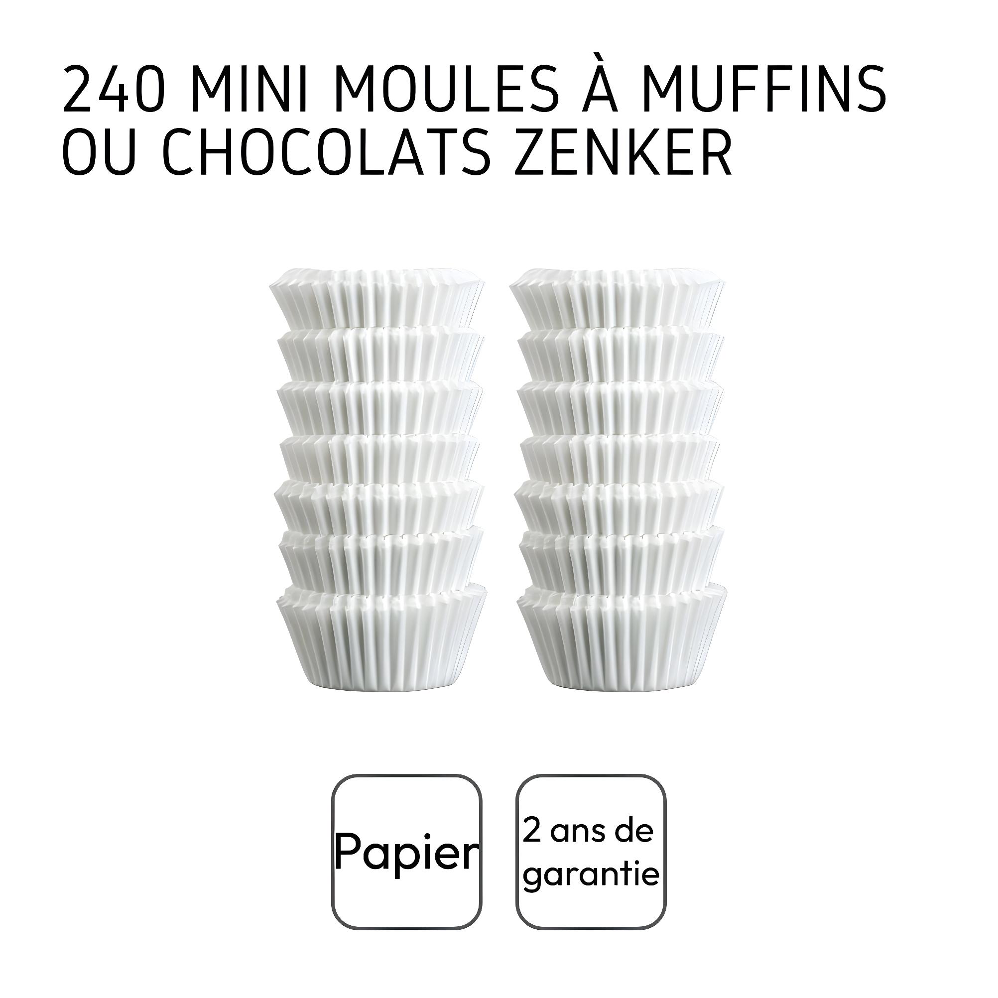 Lot De Moules Muffins En Papier Cm Zenker Smart Pastry