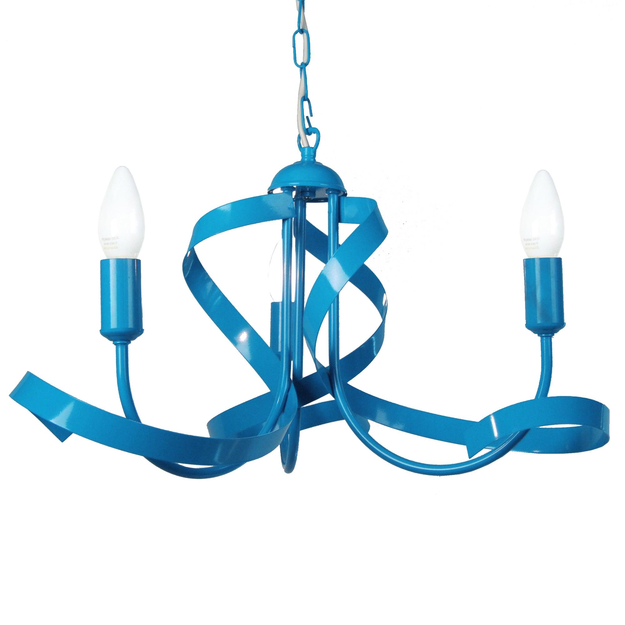 Lustre Tosel Monaco L Mpada Decorativa Bra O Azul D X H Cm