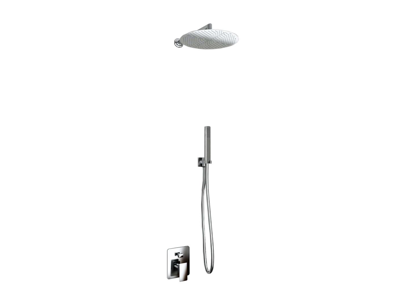 Set Pour Douche Double Fonction Mod Le Slim Avec Douchette Main Et