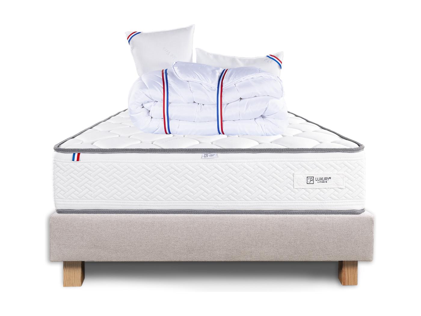 Ensemble Matelas Iris Cm M Moire De Forme Ferme Face T Hiver