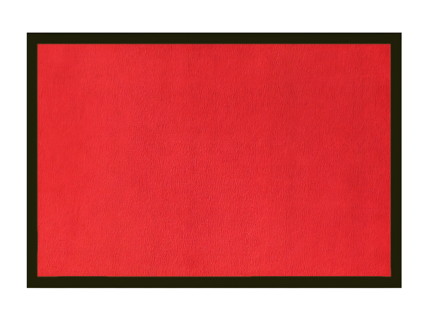 Tapis anti poussière en polyamide coloris Rouge Largeur 60 x Longueur