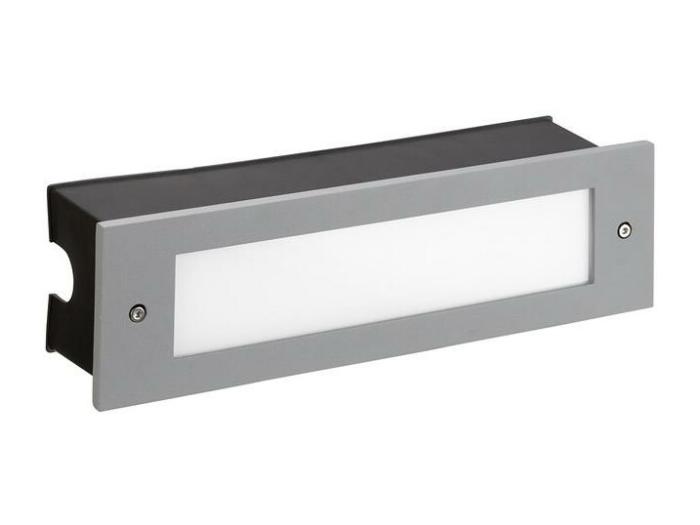 Balise Led Ext Rieure W Encastrable Au Mur Micenas Pro Gris Leds C