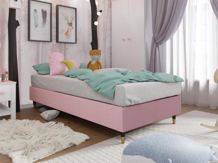 Cama Continental Logan Continental Individuales Rosa X