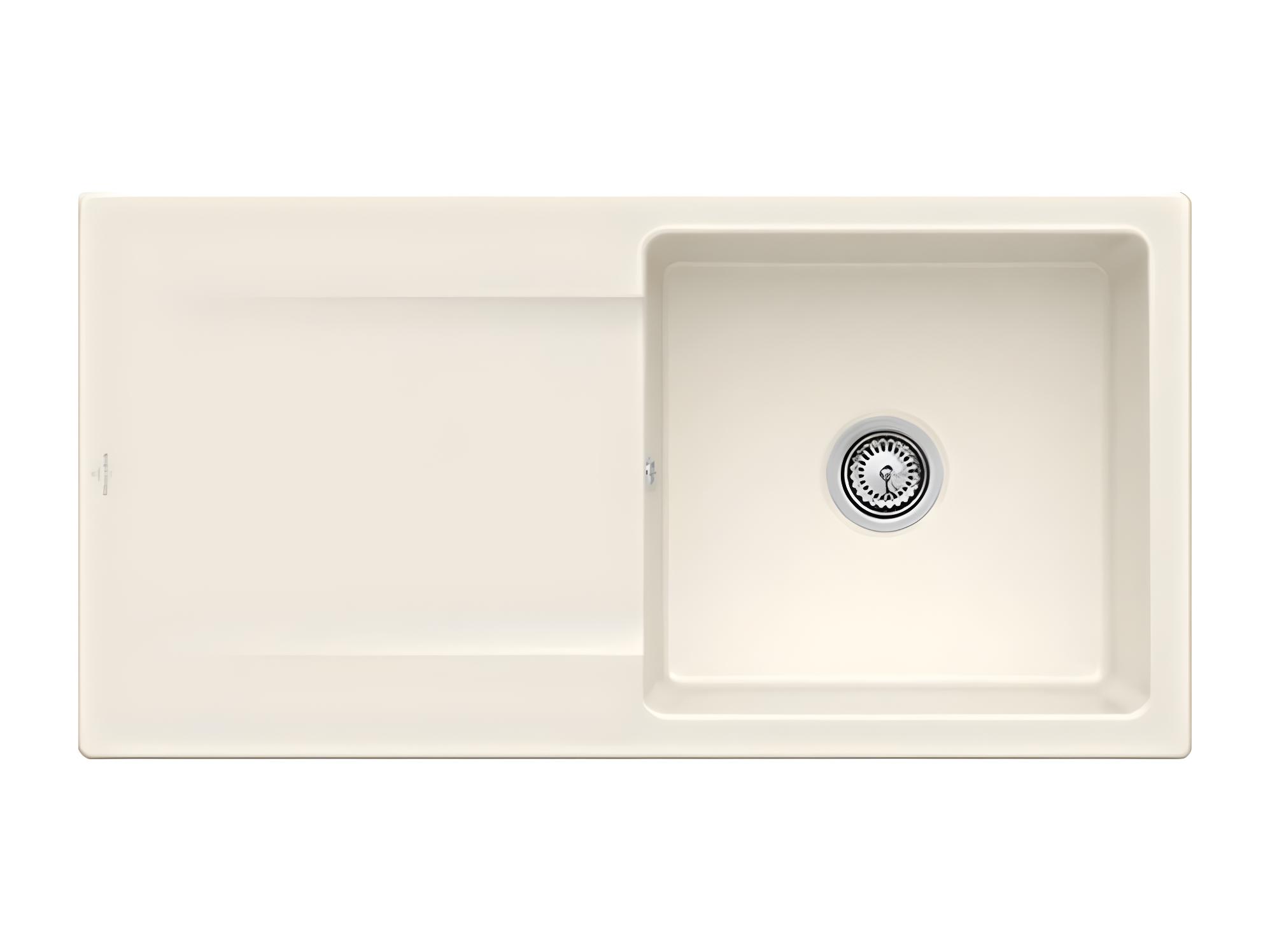 Evier VILLEROY ET BOCH Siluet 60 Crème CeramicPlus