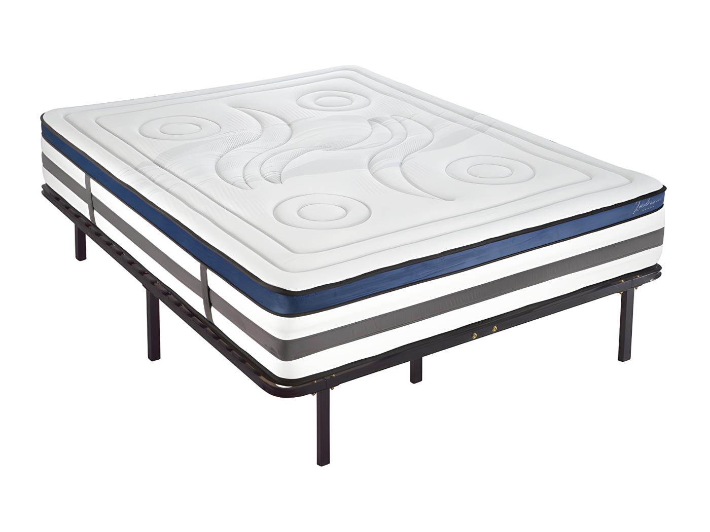 Ensemble Matelas Quintessence Mousse HD Accueil Mémoire Cocooning 30cm