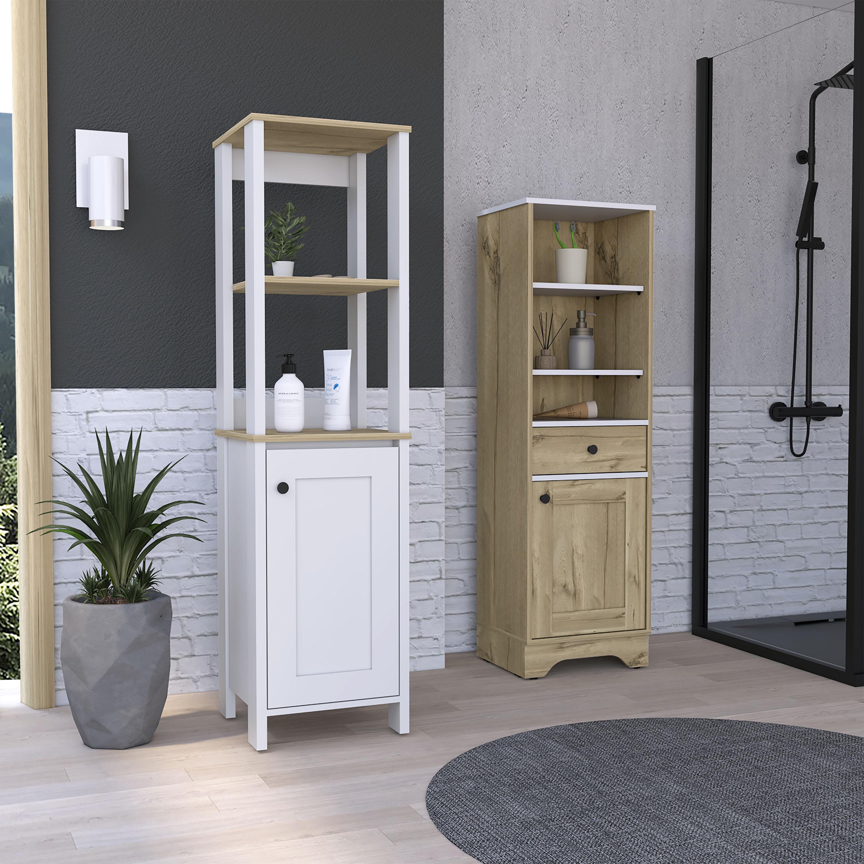 Conjunto Malaga Mueble Columna De Baño 1 Puerta Columna 1 Puerta De