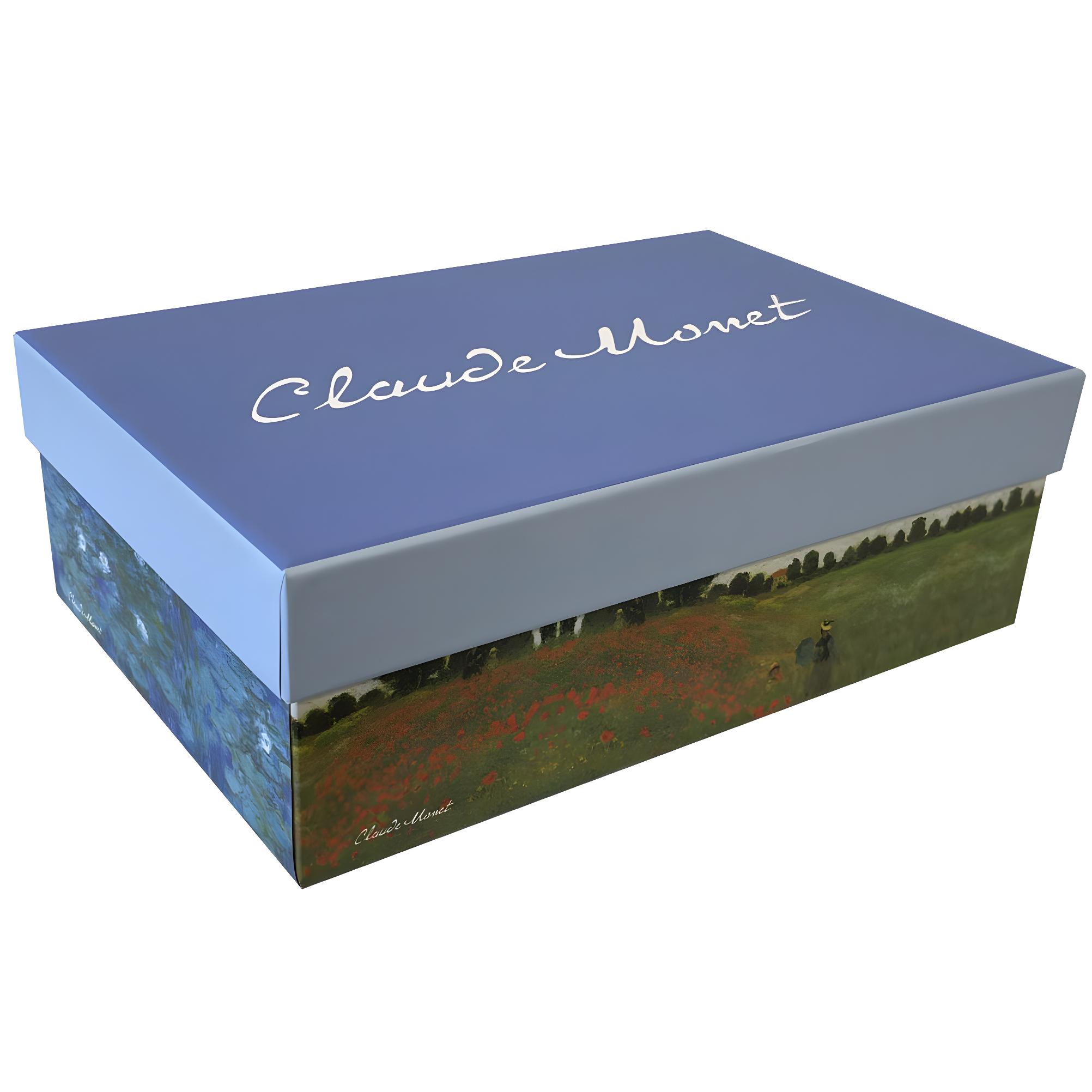 Coffret De Tasses Et Sous Tasses En C Ramique Claude Monet