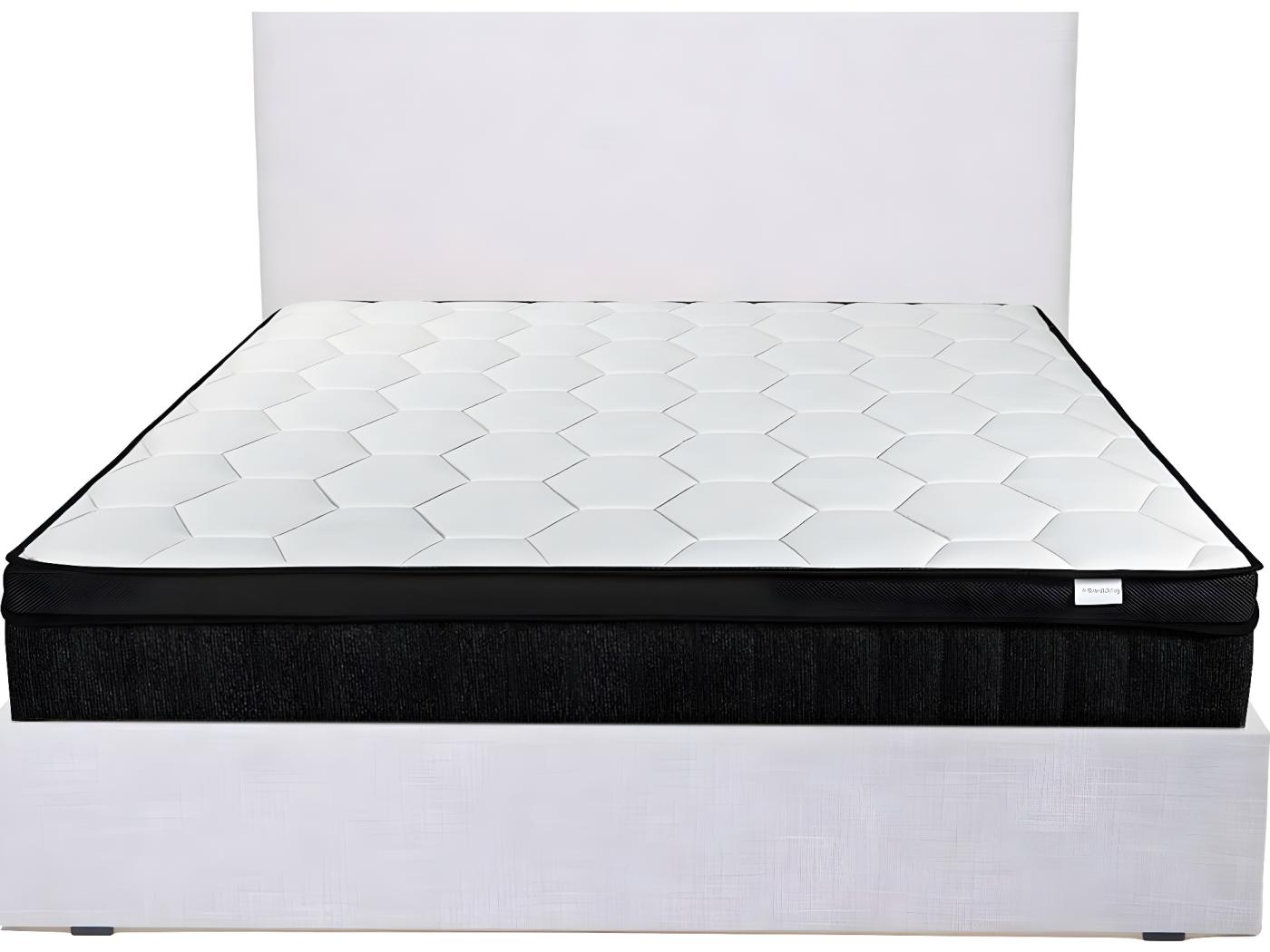 Lit Enzo X En Tissu Gris Clair Matelas M Moire De Forme Memo