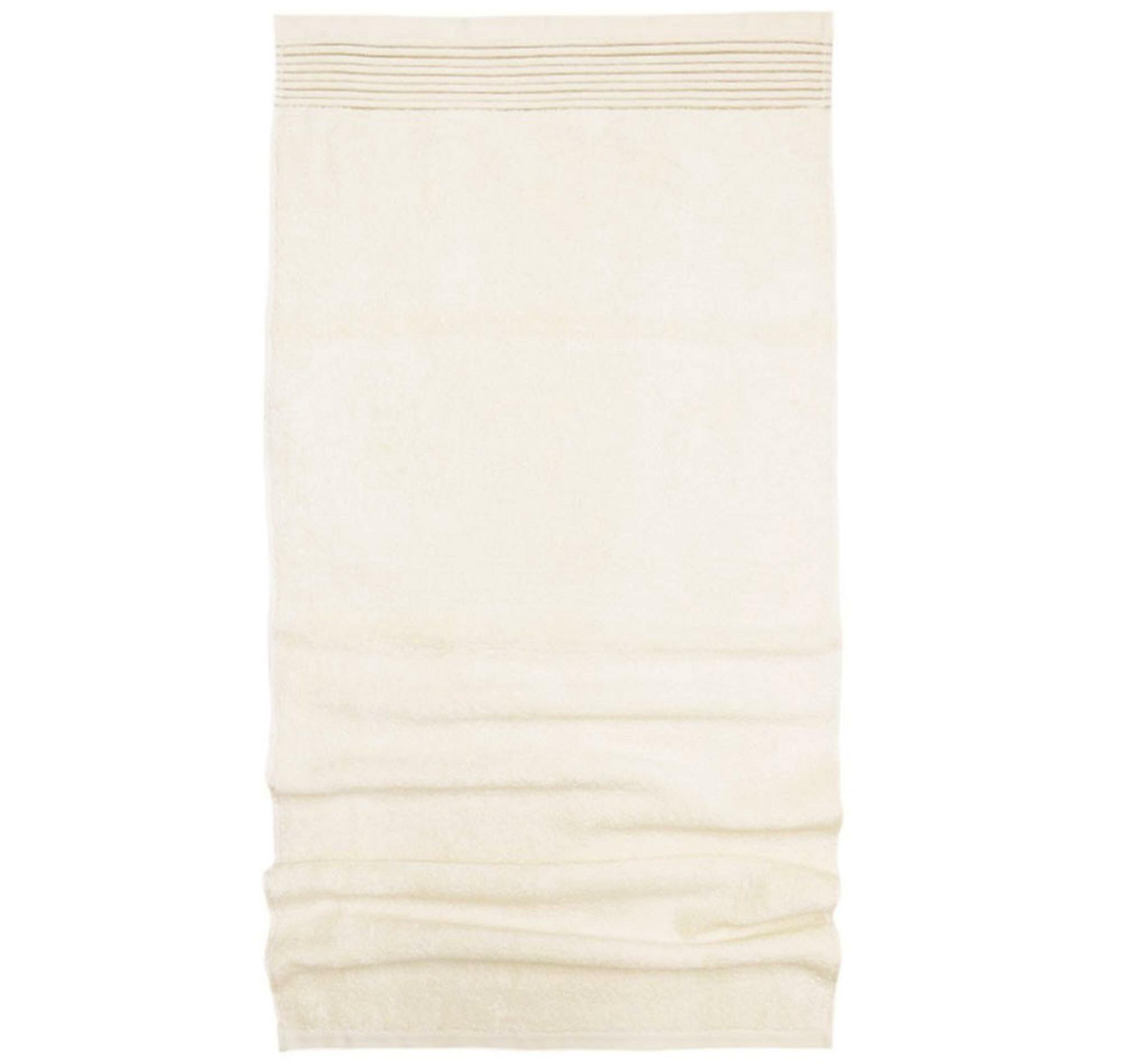 Drap de bain 100x150 cm JULIET Blanc Crème 520 g m2