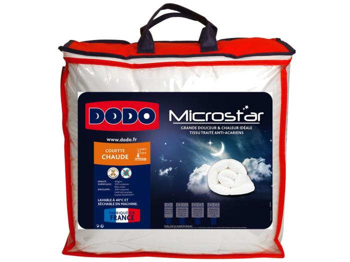 Pack Couette Dodo Microstar 220 X 240 Cm Pour Lit 2 Places 2