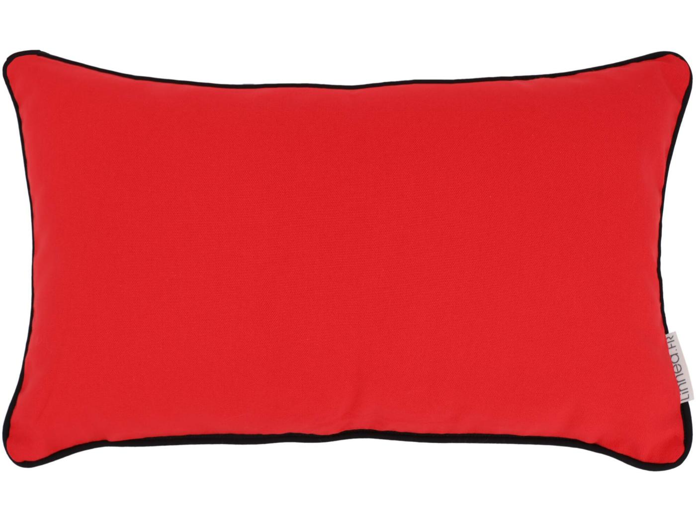 Housse De Coussin 30x50 Cm MONTSEGUR Rouge Tomate