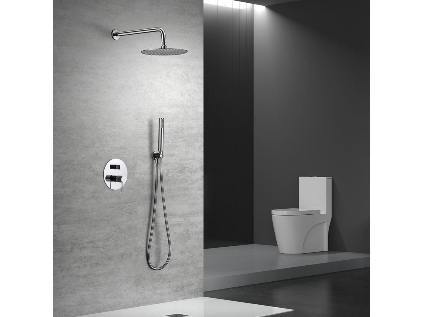 Ensemble De Douche Encastr Imex Line Gpd Chrome