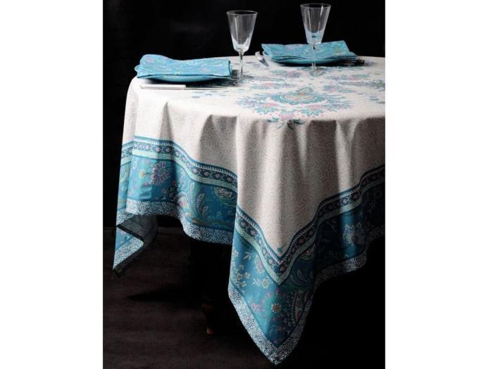 Nappe Ronde Valdrome Bleue Cm