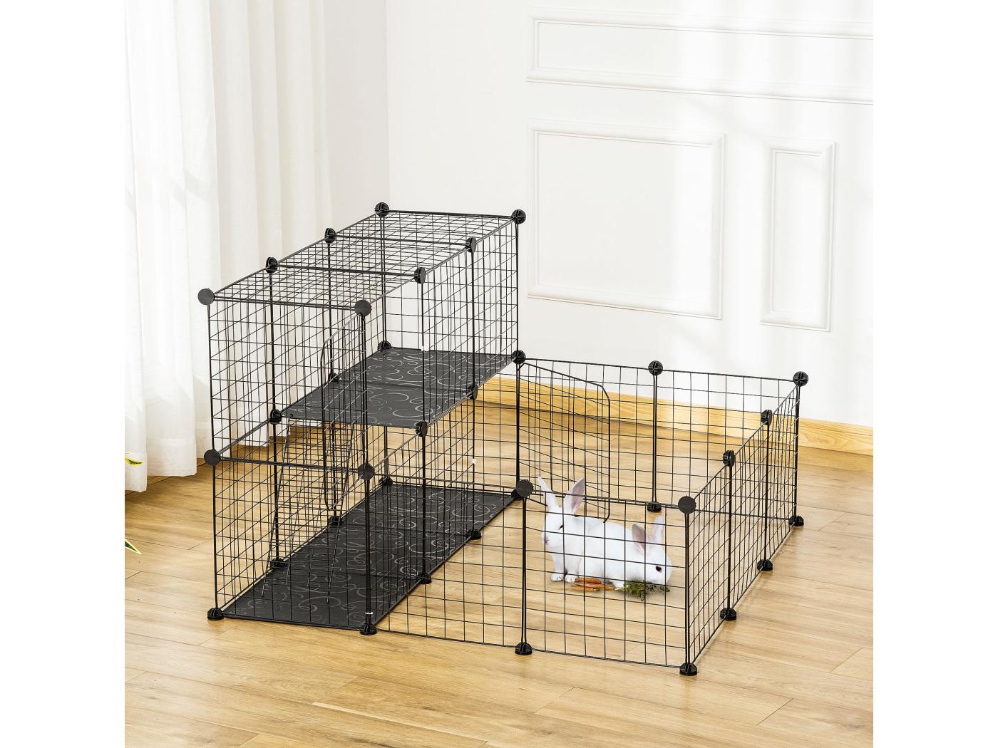 Cage Parc Enclos Rongeurs Modulable Dim L X L X H Cm