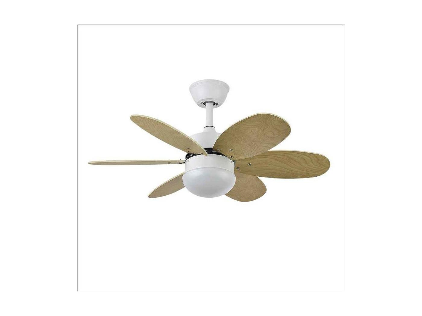 Ventilateur Alves Blanc Avec Moteur Dc Et Xe Fabrilamp