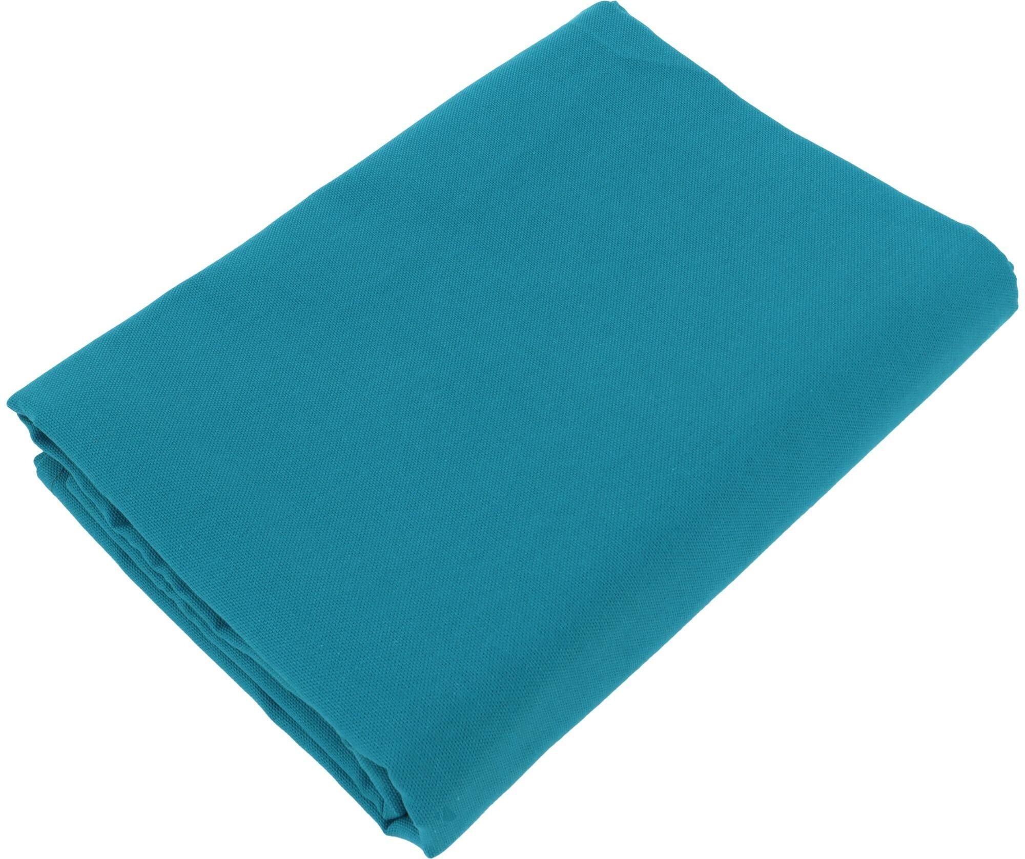 Nappe Ovale 180X350 Cm DIABOLO Bleu Canard Traitement Teflon