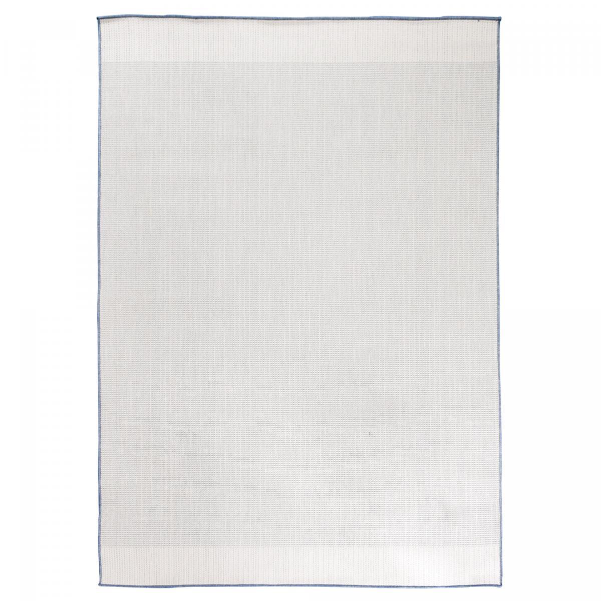 Tapis Exterieur 240x340 Cm Rectangulaire BORDU REVERSIBLE Bleu Terrasse