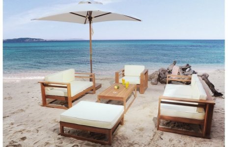 salon bord de plage