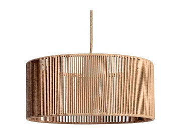 Suspension et lustre fibre naturelle