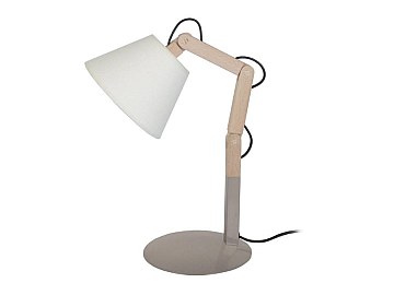 Lampa biurowa drewniana