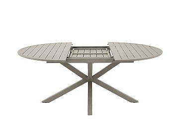 Uitschuifbare tuintafel