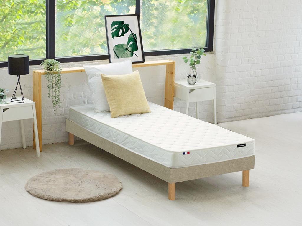 Kaltschaummatratze - 90 x 190 cm - 1 Zone - Härtegrad 2 - Stärke 15 cm - ZE günstig online kaufen