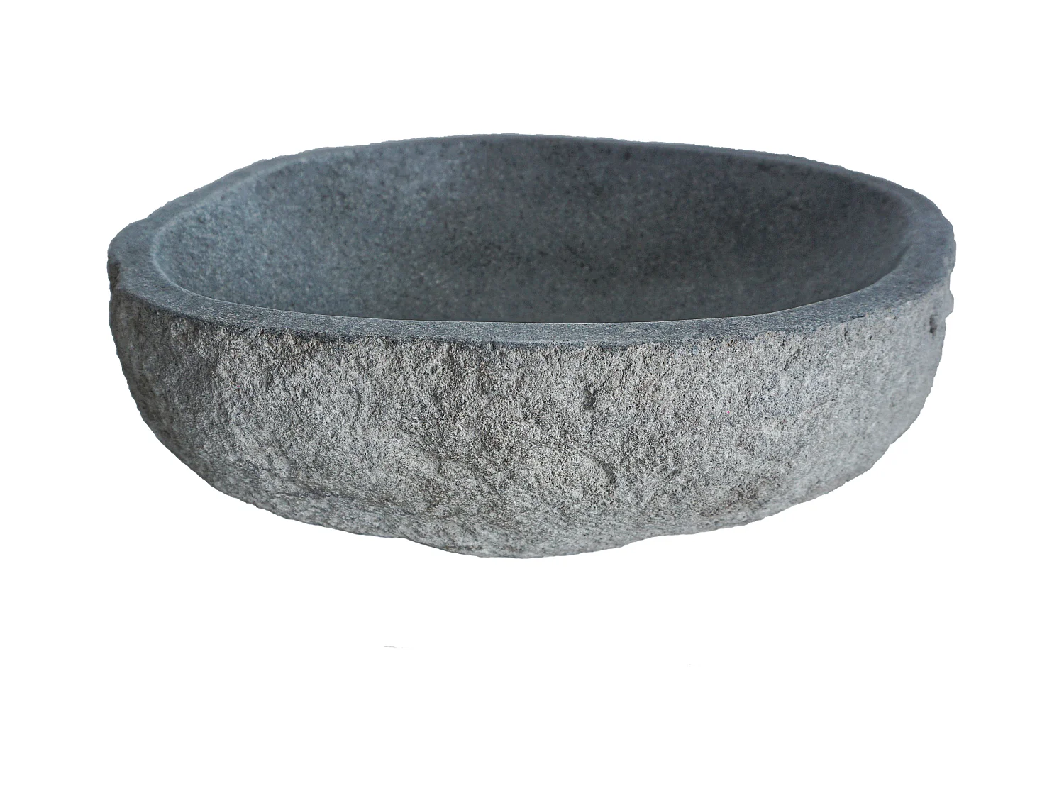 Lavabo de piedra de río WATU - Color gris