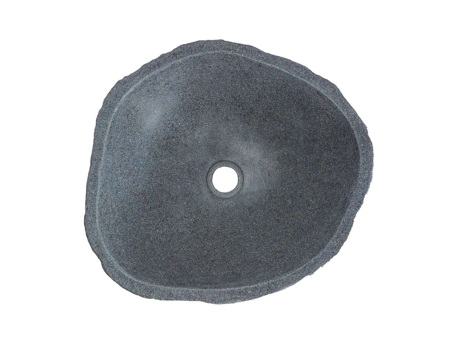 Lavabo de piedra de río WATU - Color gris