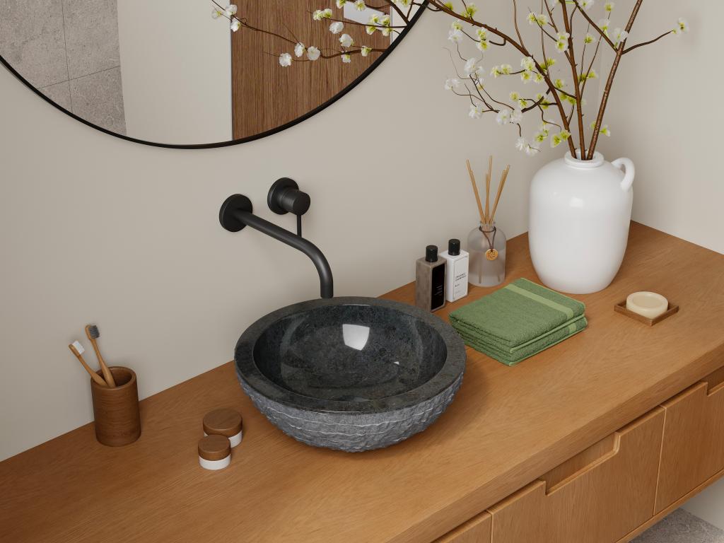 Waschbecken - Marmor - Grau - MUKI günstig online kaufen