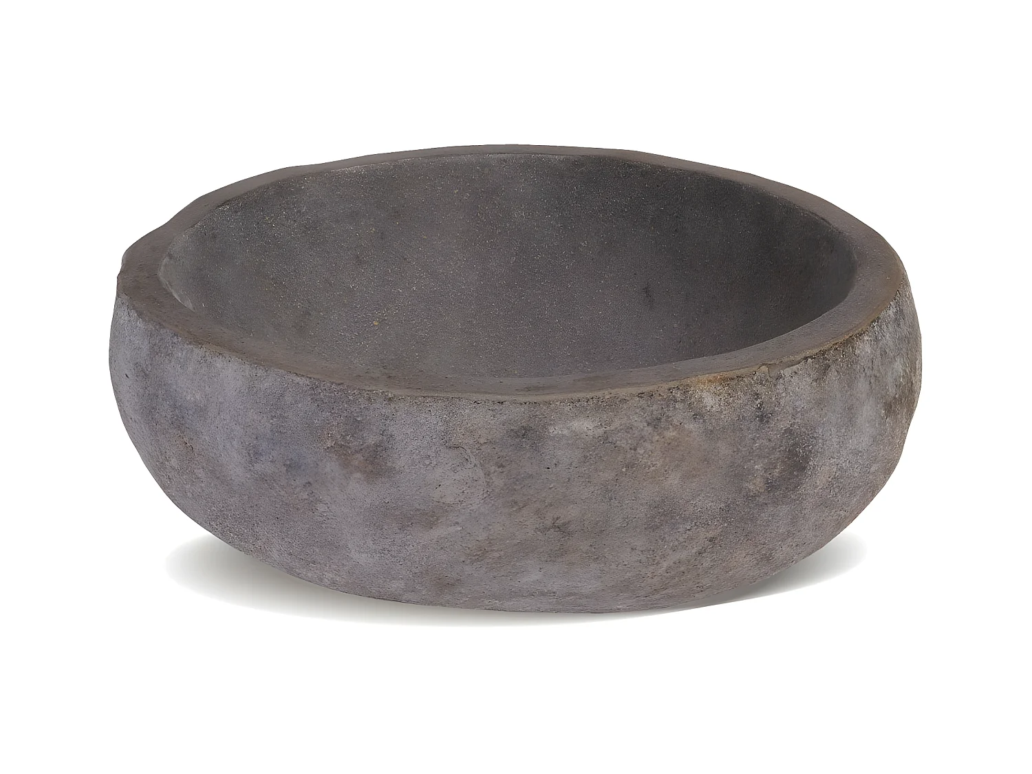 Lavabo de piedra de río STONE - Color gris